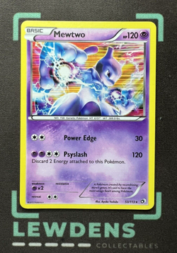 Mewtwo - 53/113 - Holo Rare - B&W Legendary Treasures - Pokemon Card - Image 1