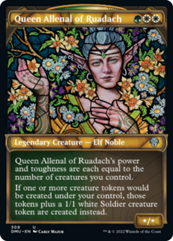 Queen Allenal of Ruadach (Showcase 309) FOIL Dominaria United NM CARD ABUGames - Image 1