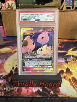 Pokemon TCG Togepi Cleffa Igglybuff GX Card 143/236 Psa 10 - Image 1