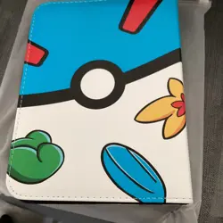 TCGAMES Pokemon TCG 4-Pocket Binder 50 Pages holds 200 / 400 Cards | Pokeball - Image 1