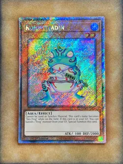 Yugioh Ronintoadin RA03-EN236 Platinum Secret Rare 1st Ed NM - Image 1