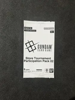 [ENGLISH] Gundam Card Game Store Tournament Participation Pack 02 Sealed Promo - Image 1