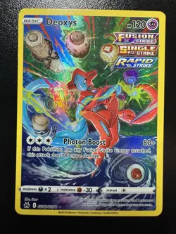 Pokemon Deoxys GG12/GG70 Crown Zenith: Galarian Gallery Holo Rare Card (NM-) - Image 1