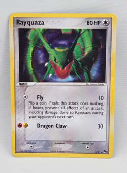Rayquaza 3/17 Pop Series 1 Cosmos Holo Pokemon Card - Image 1