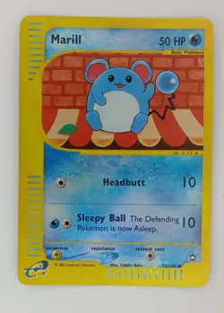 Marill Reverse Holo 53/147 | Aquapolis | E-card Series | M/NM | Pokemon TCG - Image 1