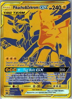 Pikachu & Zekrom GX SM248 SM Promos - Pokemon Card - NM - Image 1