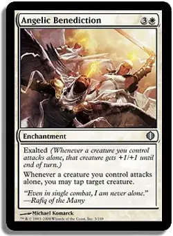 Angelic Benediction FOIL Shards of Alara PLD White Uncommon MTG CARD ABUGames - Image 1