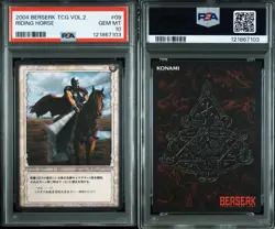 PSA10 2004 BERSERK TRADING CARD GAME VOL.2 #9 GUTS RIDING HORSE - Image 3