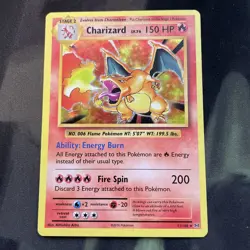 Charizard 11/108 Evolutions Holo Pokemon Card Fire Type Stage 2 LP Condition - Image 1
