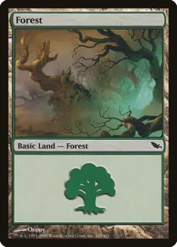 Forest (300) Shadowmoor NM Basic Land MAGIC THE GATHERING MTG CARD ABUGames - Image 1