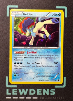 Keldeo - XY191 - Cosmos Holo Promo - XY Black Star Promo - Pokemon Card - Image 1