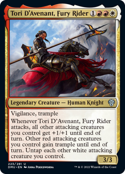 Tori D'Avenant, Fury Rider FOIL Dominaria United NM Uncommon CARD ABUGames - Image 1