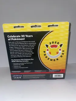 Pokemon TCG Pokemon Day 2026 Collection Promo Card Coin Booster FREE SHIPPING 👀 - Image 3