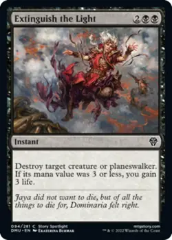 Extinguish the Light FOIL Dominaria United NM Black Common MAGIC CARD ABUGames - Image 1