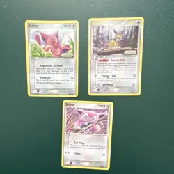 Pokemon Skitty Delcatty Holo Legend Maker Stamped Nintendo 2006 Regular Card Lot - Image 1