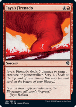 Jaya's Firenado FOIL Dominaria United NM Red Common MAGIC MTG CARD ABUGames - Image 1