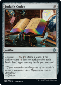 Jodah's Codex FOIL Dominaria United NM Artifact Uncommon MAGIC MTG CARD ABUGames - Image 1