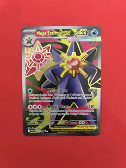 Mega Starmie ex 102/088 Full Art Pokemon Card Perfect Order NM - Image 1
