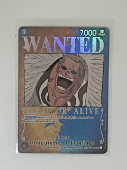 Donquixote Doflamingo ST03-009 SR Wanted 7000 One Piece Card Game English - Image 1