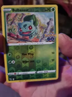 Pokemon Bulbasaur Pokemon Go 001/078 Reverse Holo Common - Image 1