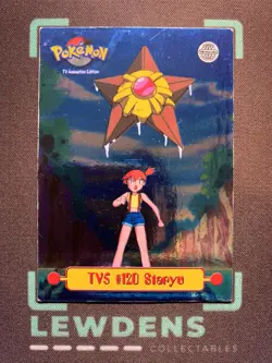 Staryu #120 TV5 - Smooth Silver HOLO Pokemon Topps Series 1 - UK - Image 1