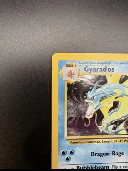1999 Pokemon Base Set Gyarados 6/102 Holo Rare WOTC Vintage LP - Image 2
