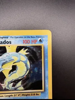 1999 Pokemon Base Set Gyarados 6/102 Holo Rare WOTC Vintage LP - Image 3