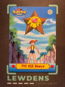 Staryu #120 TV5 - Pokemon Topps Series 1 Puzzle Top Left - TV Animation - UK - Image 1