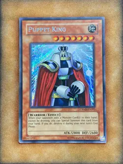 Yugioh Puppet King CRMS-EN093 Secret Rare LP - Image 1