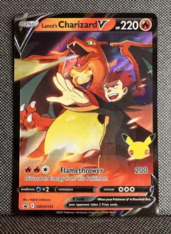 Lance's Charizard V SWSH133 Pokemon TCG Celebrations | LP Free Shipping - Image 1