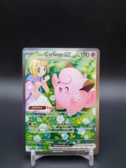 Lillie’s Clefairy ex 184/159 Journey Together Special Illustration Rare Pokemon - Image 1