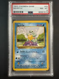 1999 Pokemon Game Squirtle Nm-Mt 8 - Image 1