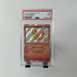 2024 POKEMON PAF EN CHARMANDER SHINY RARE #109 PSA 9 - Image 1