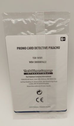 Detective Pikachu SM190 Promo • Sealed Pack • 2019 Pokemon Movie - Image 2