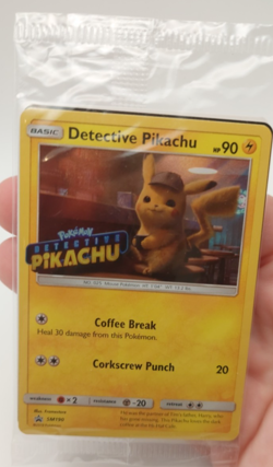 Detective Pikachu SM190 Promo • Sealed Pack • 2019 Pokemon Movie - Image 4