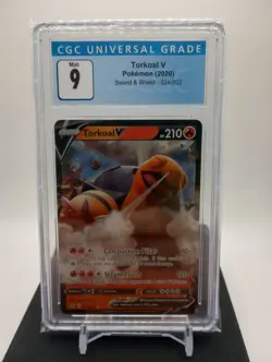 CGC 9 - 2020 Torkoal V 24/202 - 2020 Pokemon Sword & Shield - Image 1