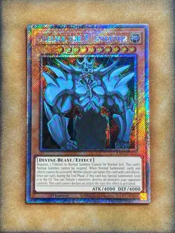 Yugioh Obelisk the Tormentor RA04-EN116 Platinum Secret Rare 1st Ed NM - Image 1