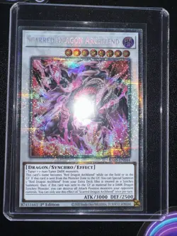 Yu-Gi-Oh Scarred Dragon Archfiend 1st Ed Starlight Rare RA05-EN044 - Image 2