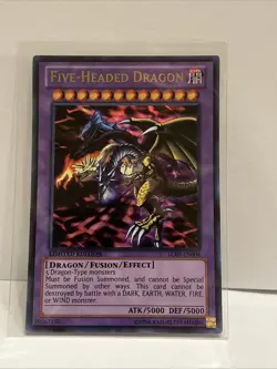 YUGIOH - FIVE-HEADED DRAGON - LC03-EN004 - LIMITED EDITION - ULTRA RARE- YGO TCG - Image 1