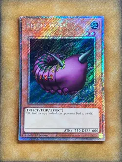 Yugioh Needle Worm RA04-EN112 Platinum Secret Rare 1st Ed NM - Image 1