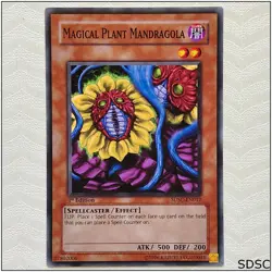 Magical Plant Mandragola - SDSC-EN012 - Common 1st Edition Yugioh - Image 1