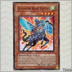Gladiator Beast Equeste - TDGS-EN024 - Common 1st Edition Yugioh - Image 1