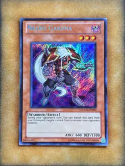 Yugioh Necro Gardna LCGX-EN027 Secret Rare NM - Image 1