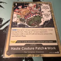 One Piece Haute Couture Patch Work OP05-094 Awakening New Era Rare Event Tontat… - Image 1