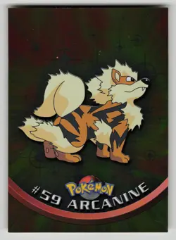 Arcanine #59 holo Topps Trading Cards Series 1 Pokemon LP - Image 1