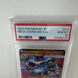 PSA 10 Mega Charizard X ex RR 013/080 Inferno X M2 2025 Pokemon Card Japanese - Image 4