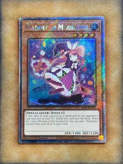 Yugioh Madolche Magileine RA04-EN185 Platinum Secret Rare 1st Ed NM - Image 1