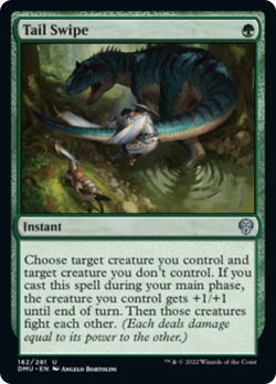 Tail Swipe FOIL Dominaria United NM Green Uncommon MAGIC GATHERING CARD ABUGames - Image 1