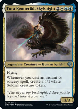 Tura Kennerud, Skyknight FOIL Dominaria United NM Uncommon CARD ABUGames - Image 1