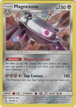 Magnezone 83/156 Holo Ultra Prism Pokemon Card NM - Image 1